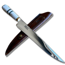 FACA AÇO INOX CHURRASCO GAÚCHO 10 POLEGADAS