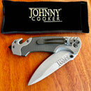 Canivete Multiuso Lince Johnny Cooker em aço inox com design compacto e estrutura robusta.