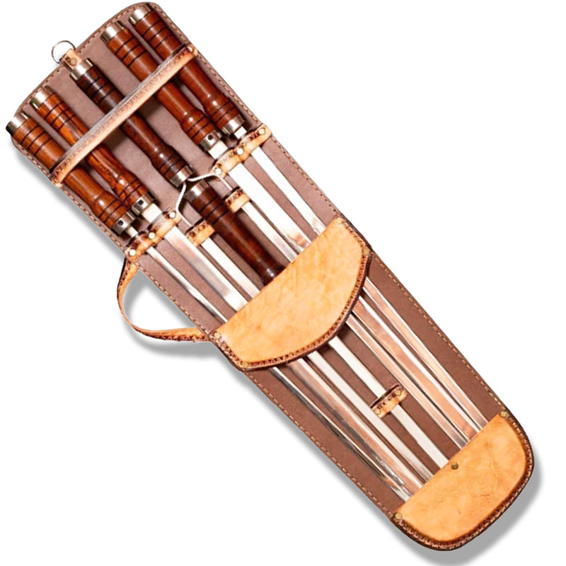 CONJUNTO ESPETOS EM AÇO INOX PREMIUM - JOHNNY COOKER