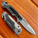 Canivete Multiuso Lince Johnny Cooker em aço inox com design compacto e estrutura robusta.